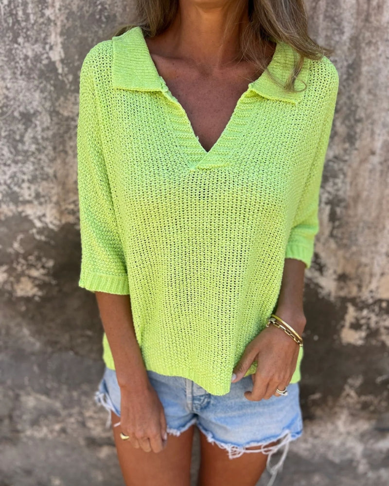 Boho-Stricktop mit Sommerflair für Damen