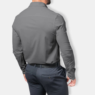 Herren Schlanke Passform Hemd | Langarm