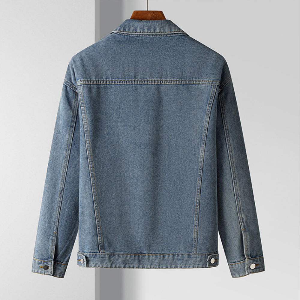 Maverick | Robuste Denim-Jacke im Vintage-Stil