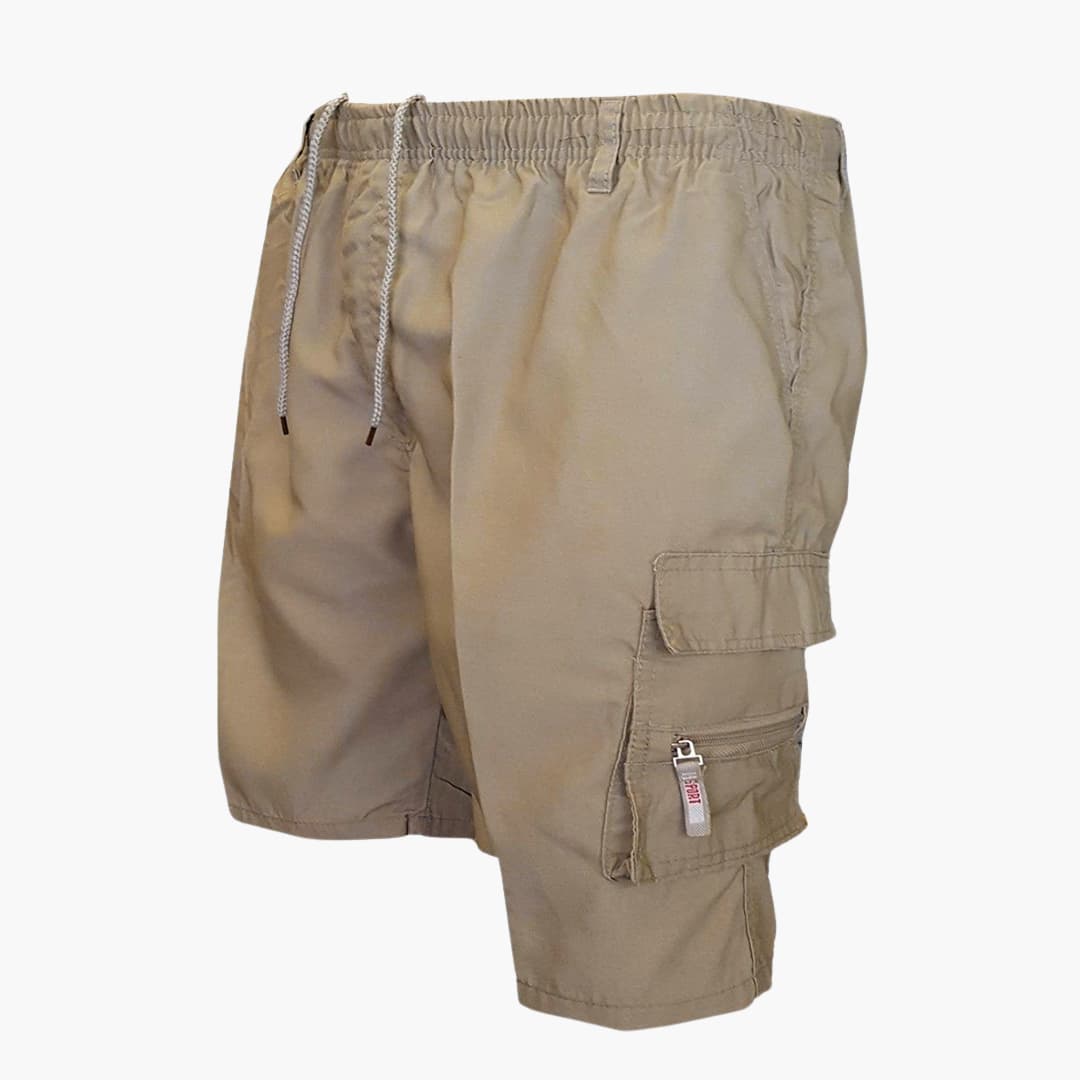 Herren Cargo Shorts mit Taschen und Kordelzug für Sommer