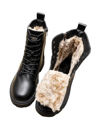 Lederstiefel mit innenfutter für Damen