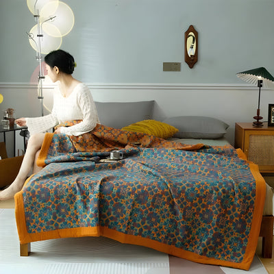 EthniWeave Decke – Dekorative Baumwoll-Ethno-Decke