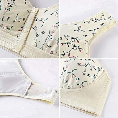 Bügelloses Bralette Für Damen | Knopfverschluss Vorne