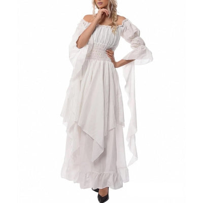 Renaissance Style Off Shoulder Long Dress