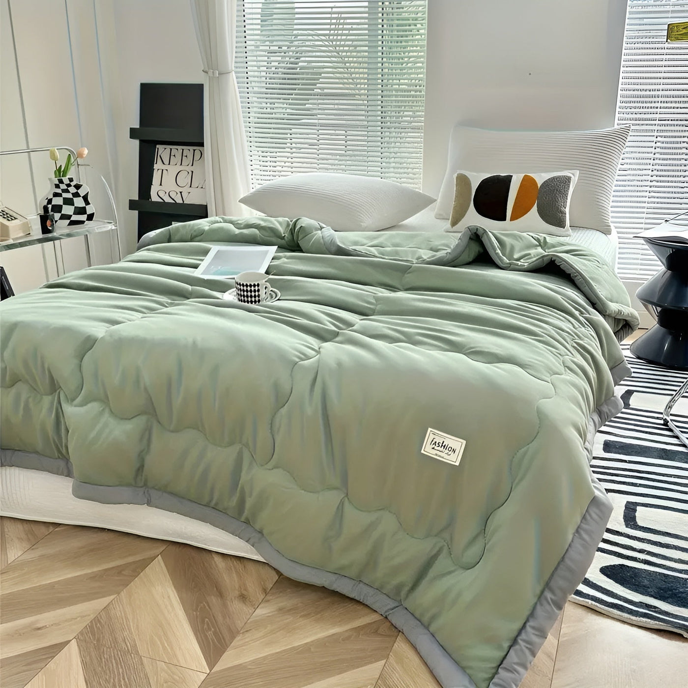 Leichte Bettdecke für den Sommer – Atmungsaktiv & Vielseitig | Für Sofa, Bett & Reisen