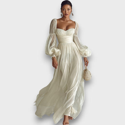 Elviana – Maxikleid mit quadratischem Ausschnitt