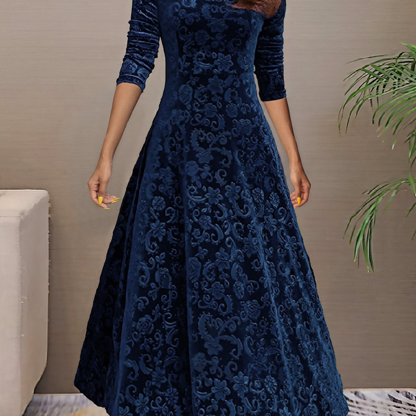 Elegantes Langarmkleid für Damen