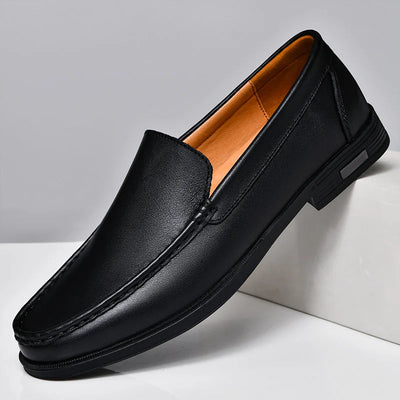Elegante echte leder-loafers für Damen