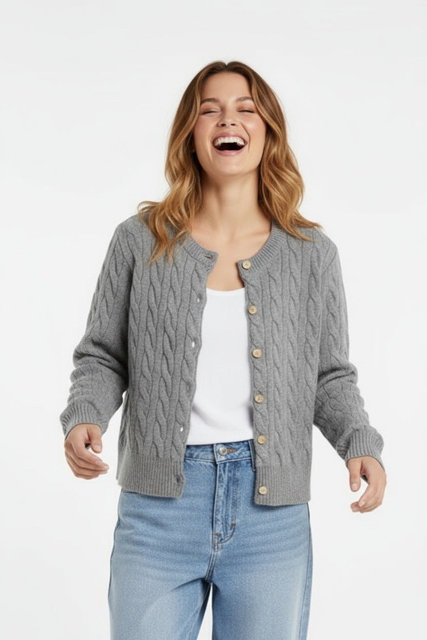 Keira | Damenpullover mit Zopfmuster