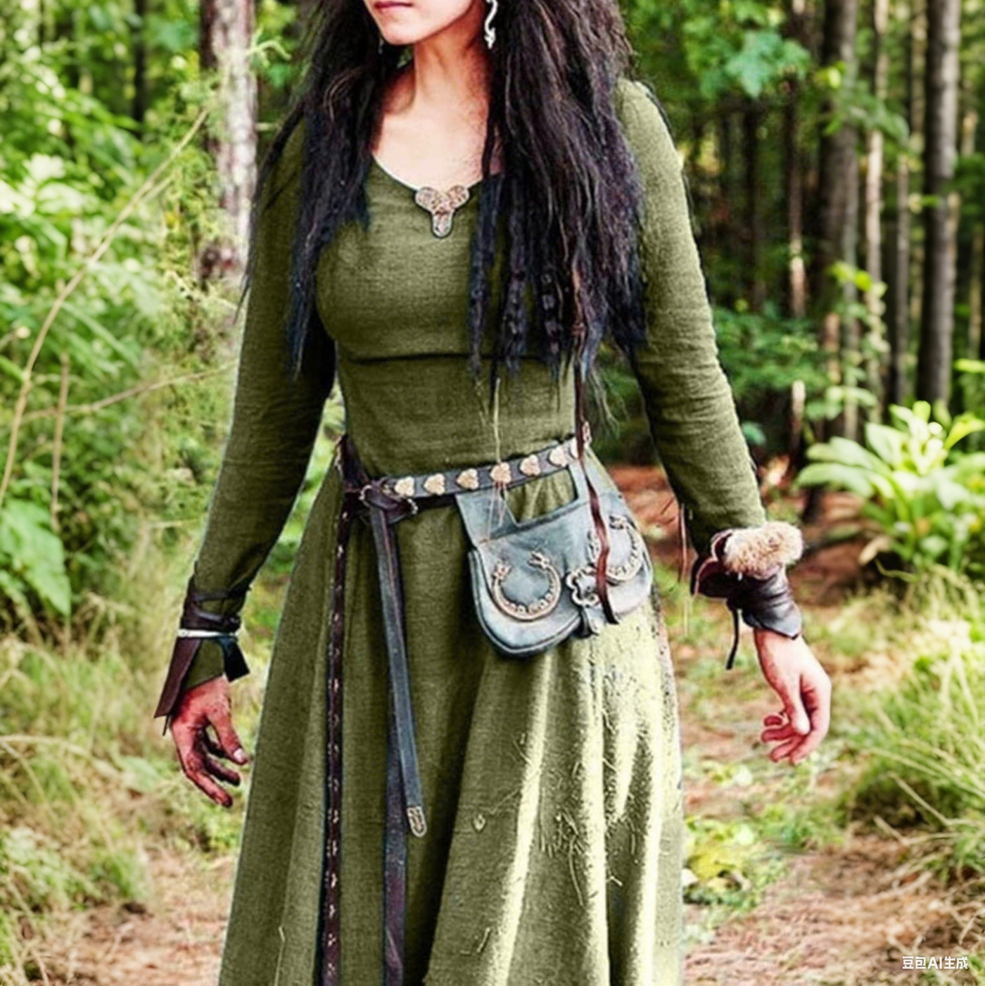Viking Elven Medieval Tunic Dress
