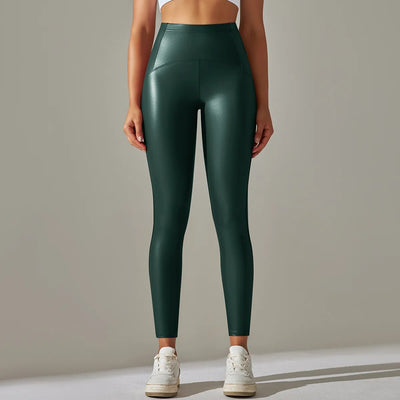 LederLuxus | Hochtaillierte Damen-Leggings für Stil und Komfort