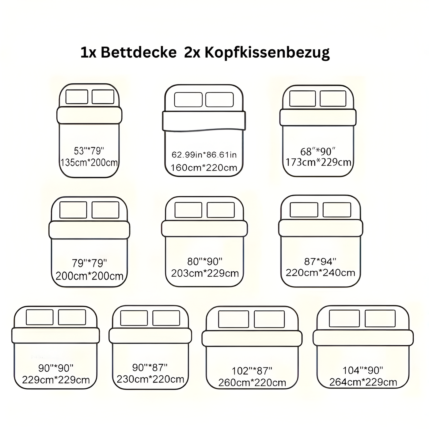 GeoBloom Duvet Set - Elegantes Floral & Geometrisches Bettbezugsset