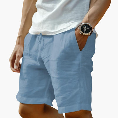 Herren Sommer Shorts mit Gummibund und Kordelzugverschluss