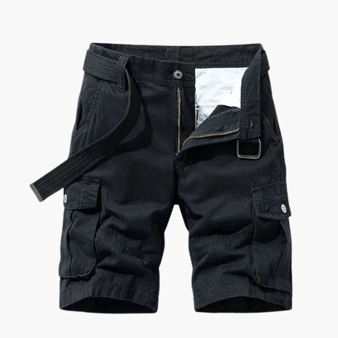 Herren Cargoshorts mit Taschen und Gürtel für den Sommer