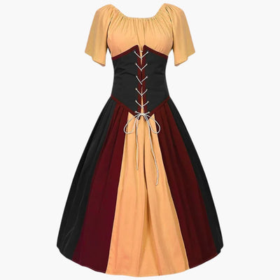 Klassisches Dirndl kleid mit Puffärmeln für Damen - Oktoberfest 2025