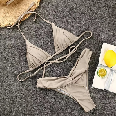 ZephyrGlanz | Stilvolles Zweiteiliges Bikini-Set für Strandliebhaber