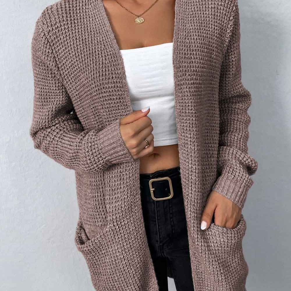 Cilirene - Lässig, warm Strickstrickjacke für Damen