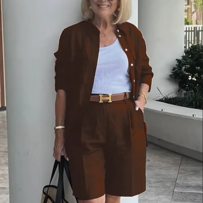 EVALUNA – Das elegante zweiteiler-set für einen sommer voller stil