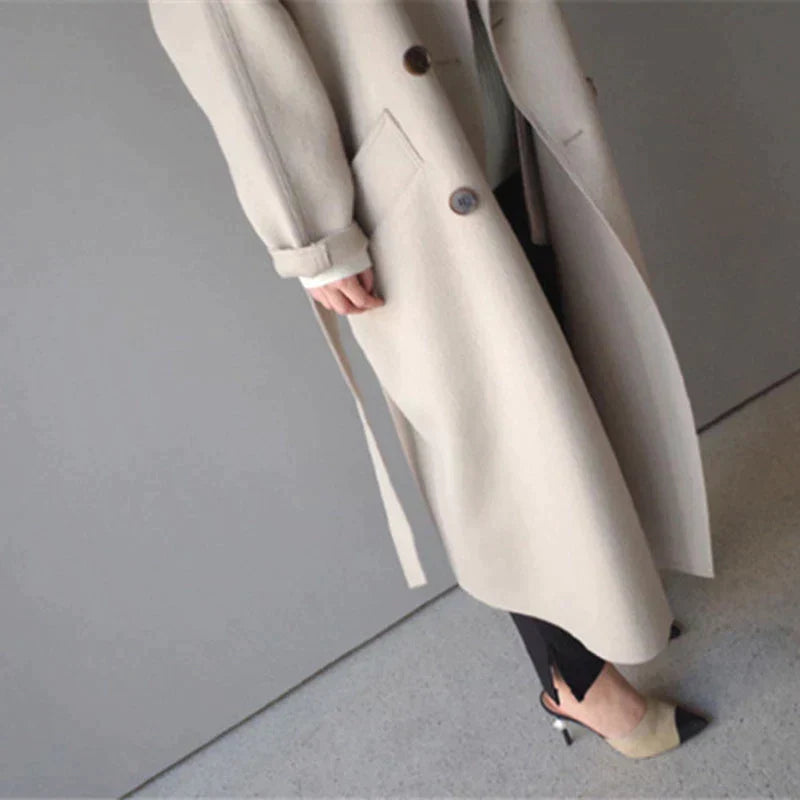 Natalia | Eleganter Wollmantel für jeden Anlass