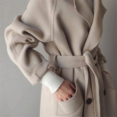 Natalia | Eleganter Wollmantel für jeden Anlass