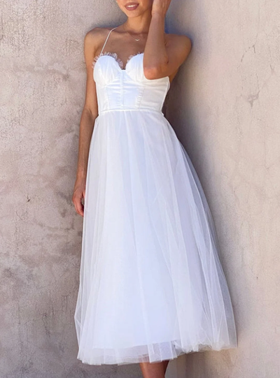 Josephine Elegantes Kleid | Sommer-Midikleid für Damen, rückenfrei und trägerlos