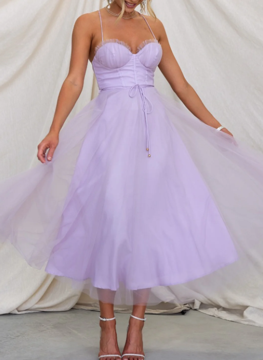 Josephine Elegantes Kleid | Sommer-Midikleid für Damen, rückenfrei und trägerlos