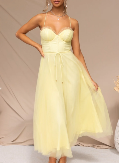 Josephine Elegantes Kleid | Sommer-Midikleid für Damen, rückenfrei und trägerlos