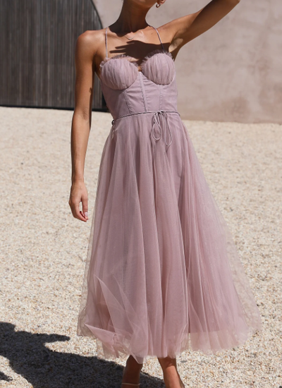 Josephine Elegantes Kleid | Sommer-Midikleid für Damen, rückenfrei und trägerlos