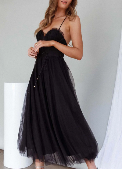 Josephine Elegantes Kleid | Sommer-Midikleid für Damen, rückenfrei und trägerlos