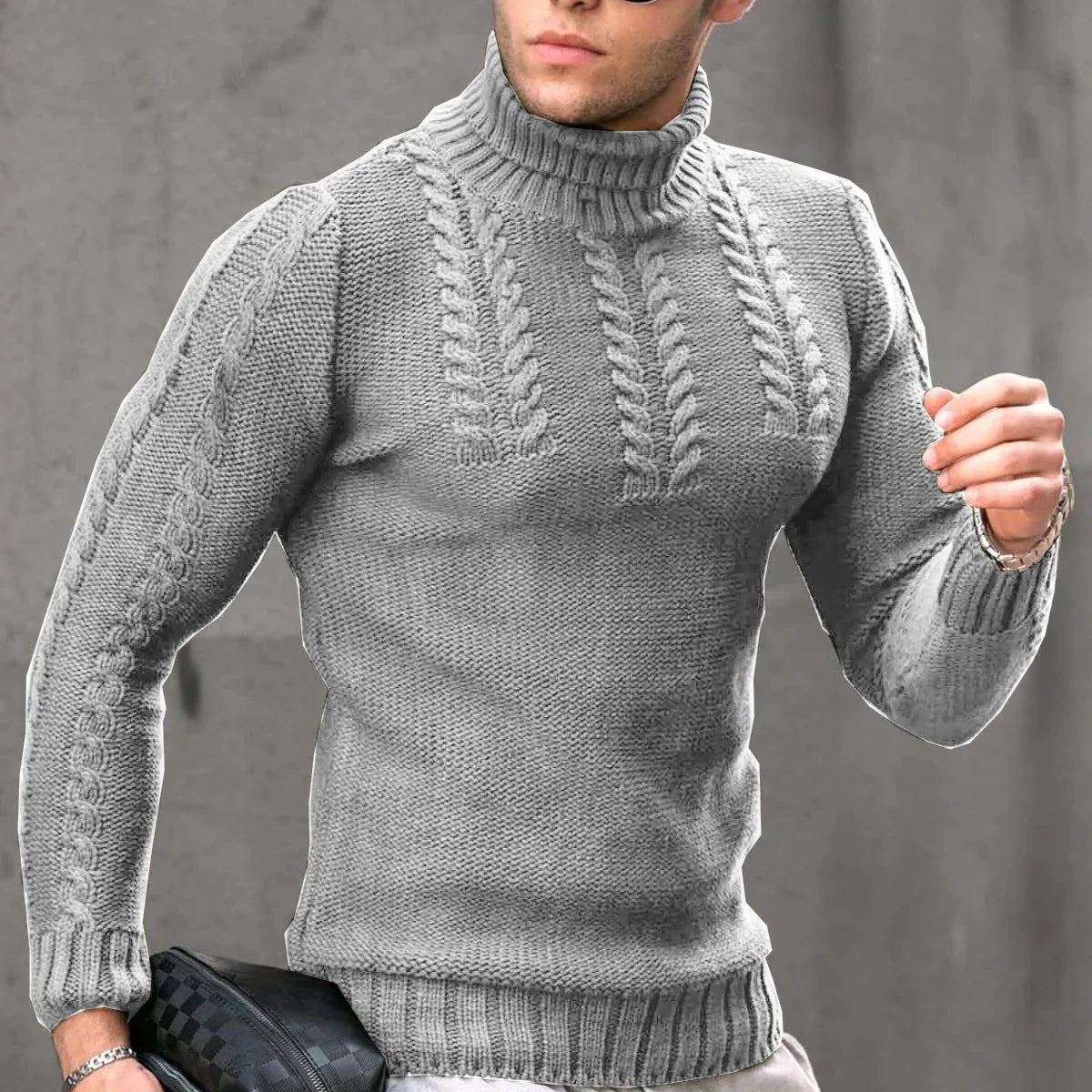 Schicker Rollkragenpullover für Herren