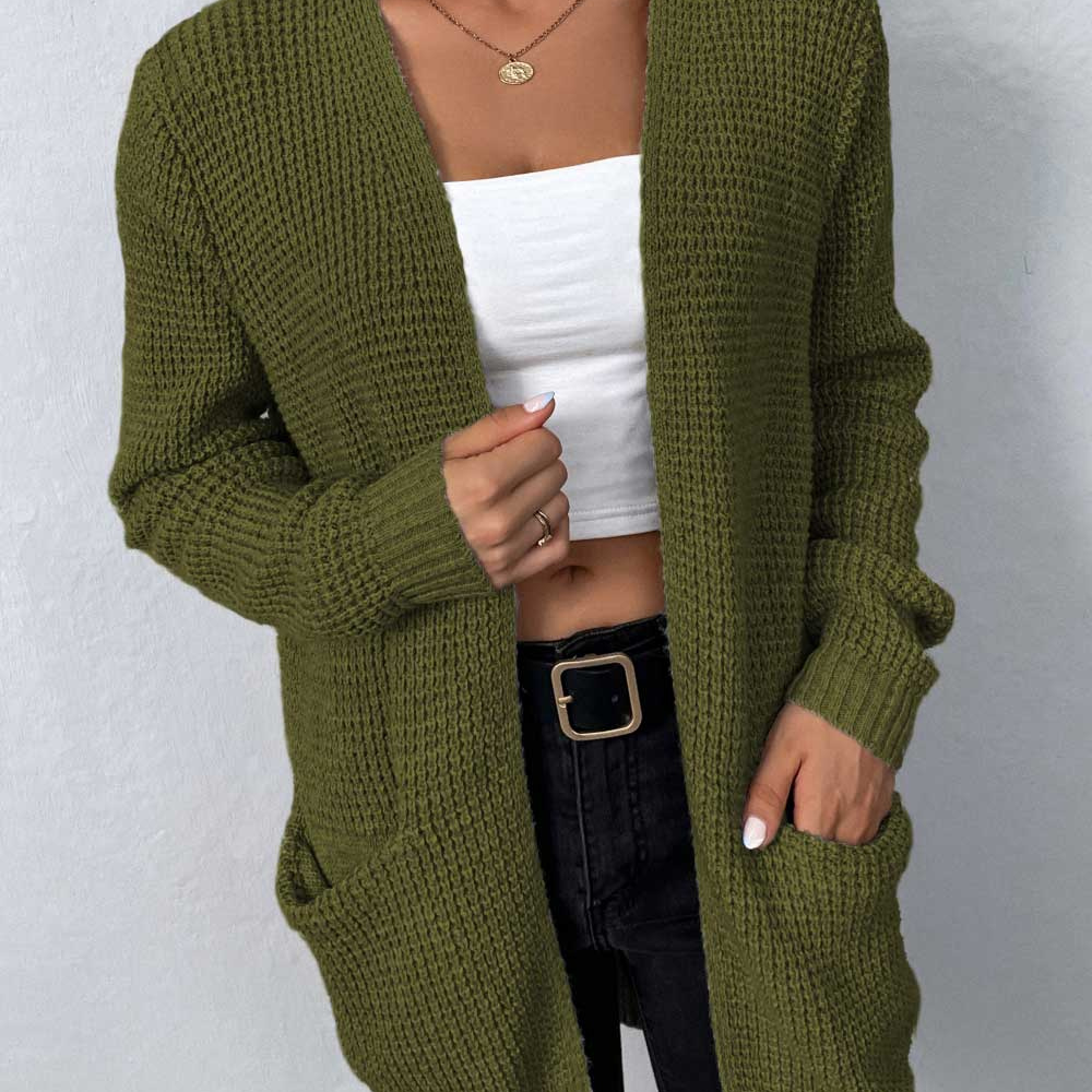Cilirene - Lässig, warm Strickstrickjacke für Damen