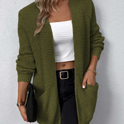 Cilirene - Lässig, warm Strickstrickjacke für Damen