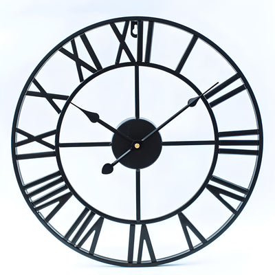 MetalFrame Clock – Moderne 3D Große Wanduhr