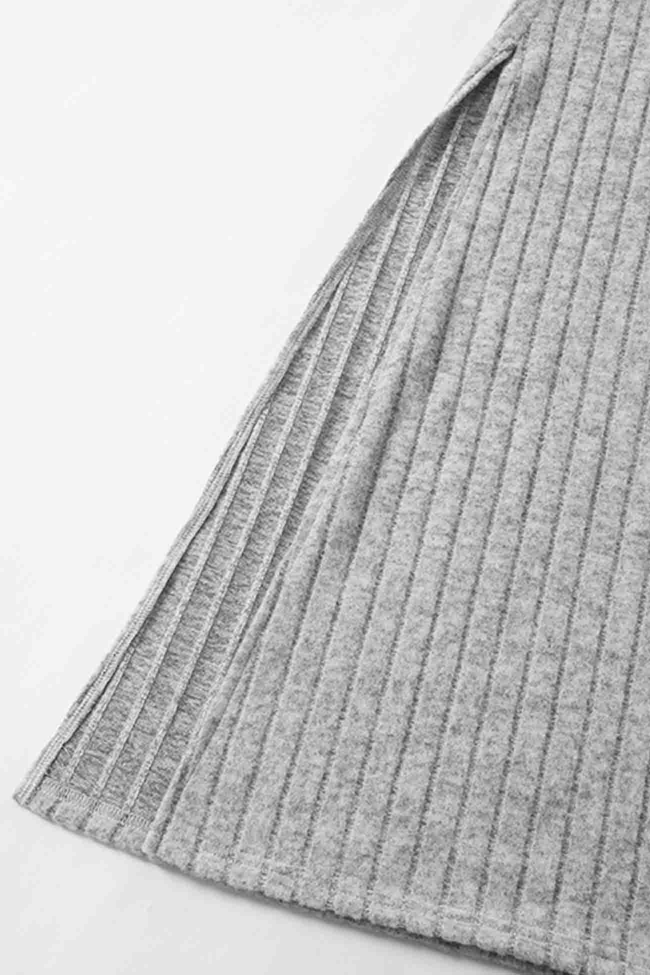 Gestrickter Rock für Damen mit Schlitz - Theanys