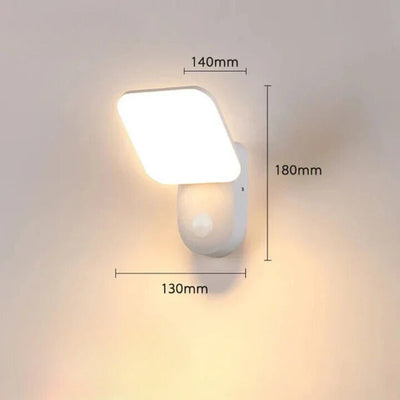 RadiantBeam Light - Wasserdichte Bewegungsmelder LED-Wandlampe