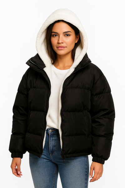 Clara | Warme Steppjacke für Damen Winter Fleece