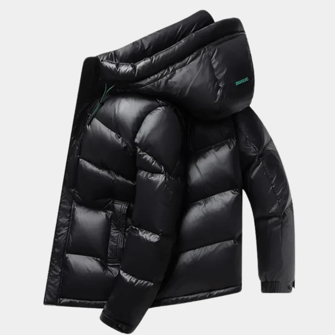 Herren Winddichter Winter Puffer Jacke | Kapuze