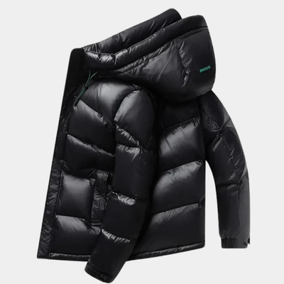 Herren Winddichter Winter Puffer Jacke | Kapuze