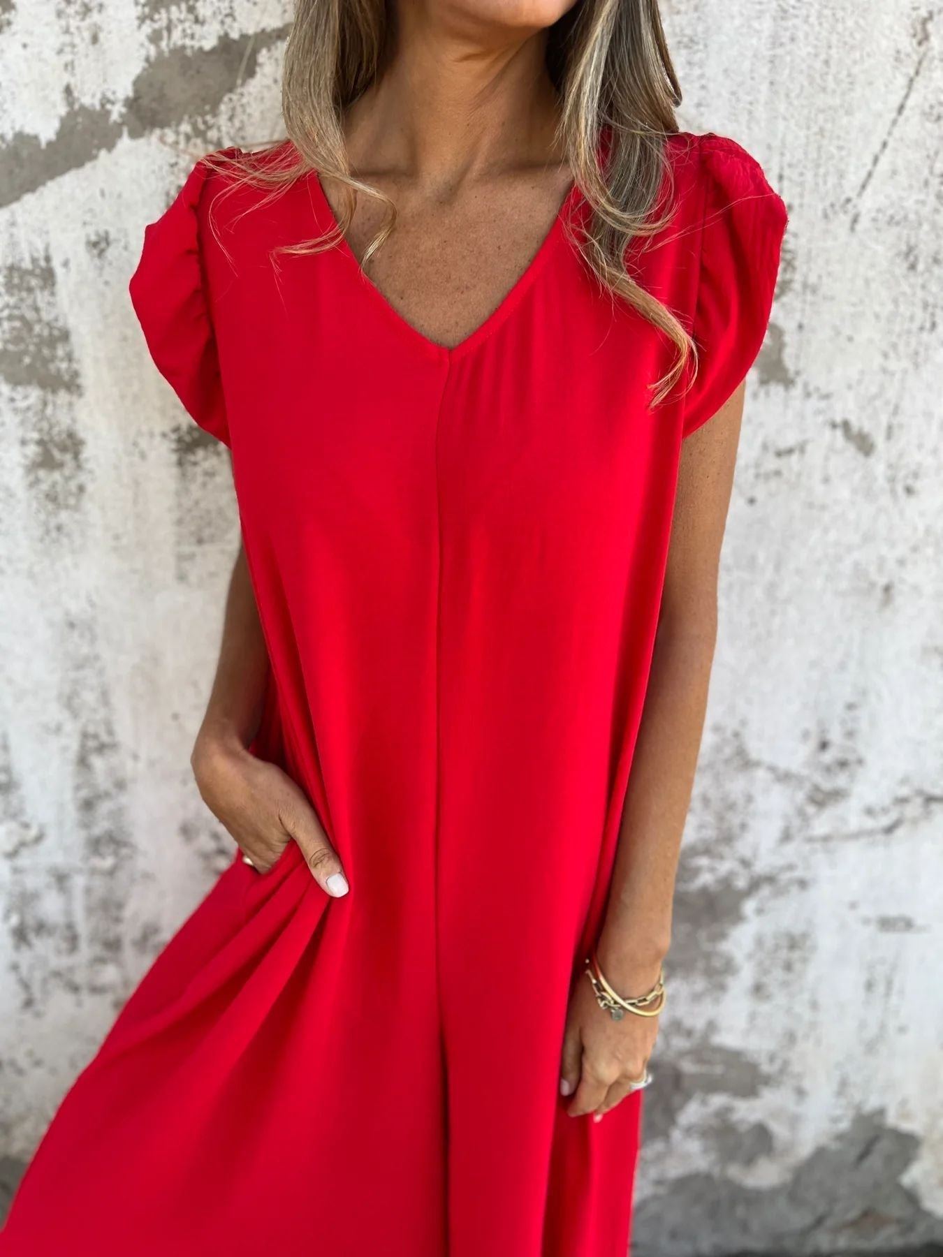 Corrina™ | Eleganter Overall mit V-Ausschnitt