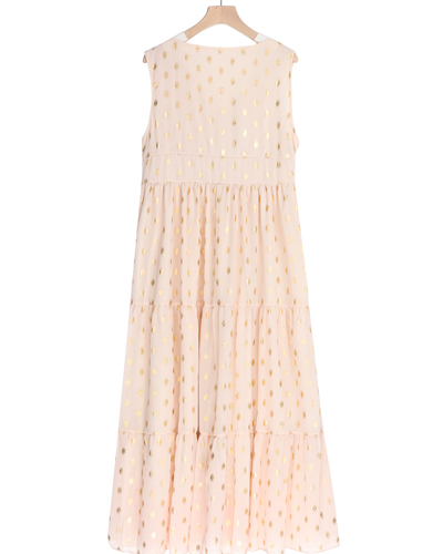 Sabina - Bohemian Dots Kleid mit Spitzendetails für Ihren Sommerausflug