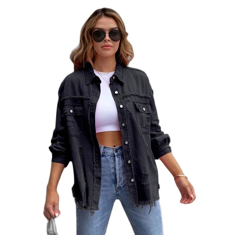 Heidi-Mode | Stilvolle Lockere Jeansjacke