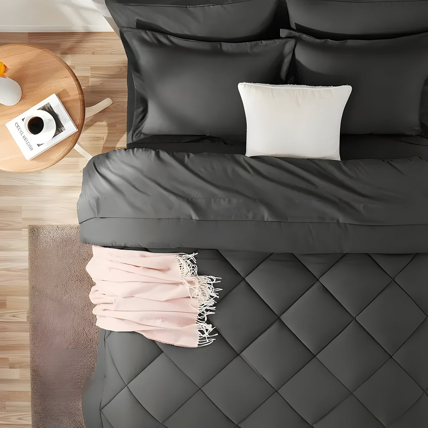 PureRest Bettwäscheset - 3tlg. ultra-weiches Bettwäscheset