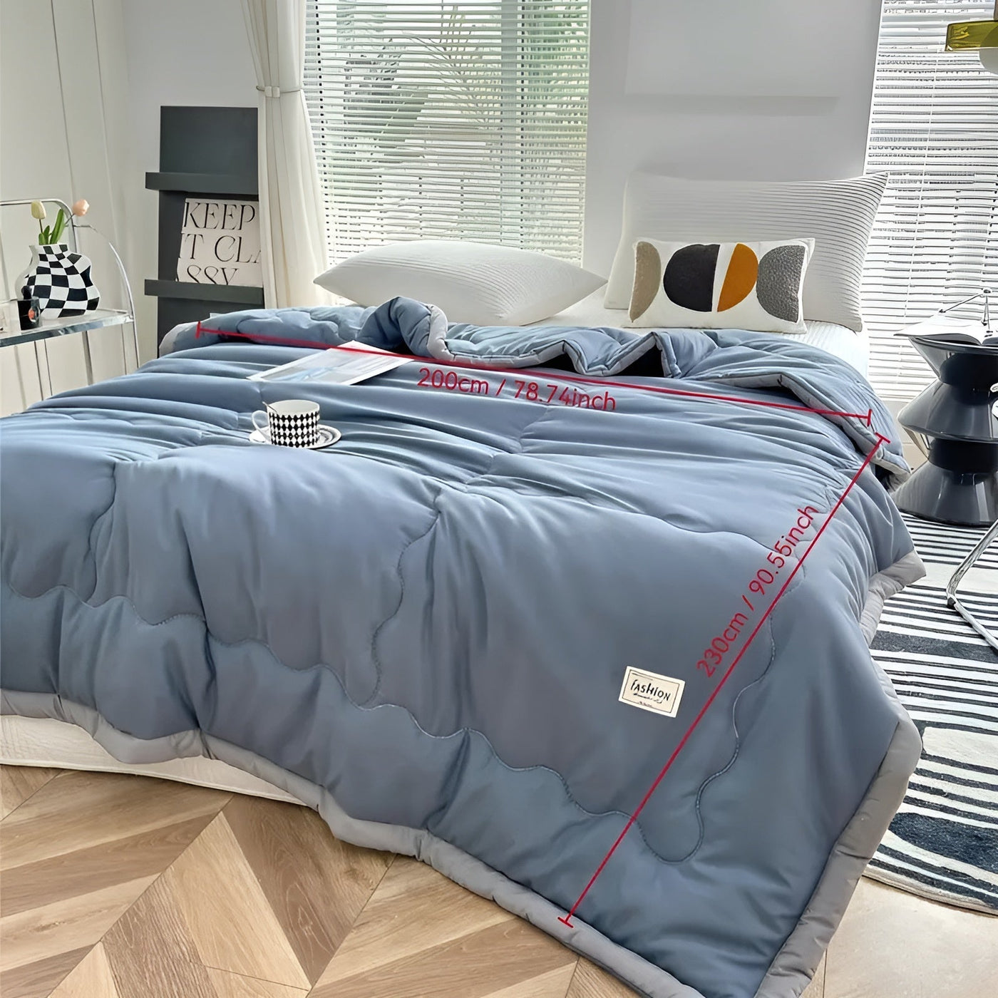 Leichte Bettdecke für den Sommer – Atmungsaktiv & Vielseitig | Für Sofa, Bett & Reisen