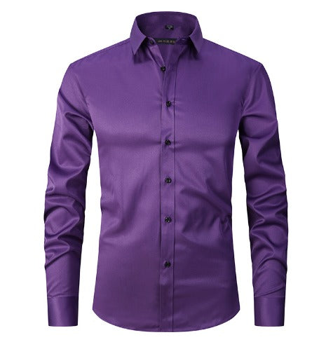 FlexiStyle Hemd | Knitterfreies, Dehnbares Shirt für den modernen Mann