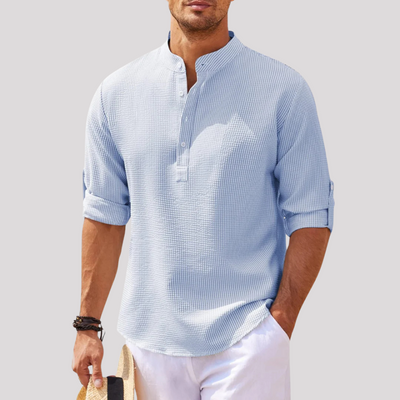 Baptist - Herrenhemd mit Stehkragen