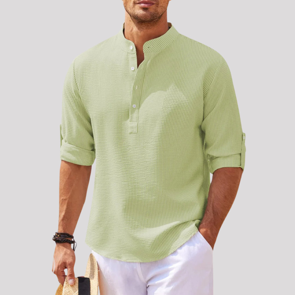 Baptist - Herrenhemd mit Stehkragen