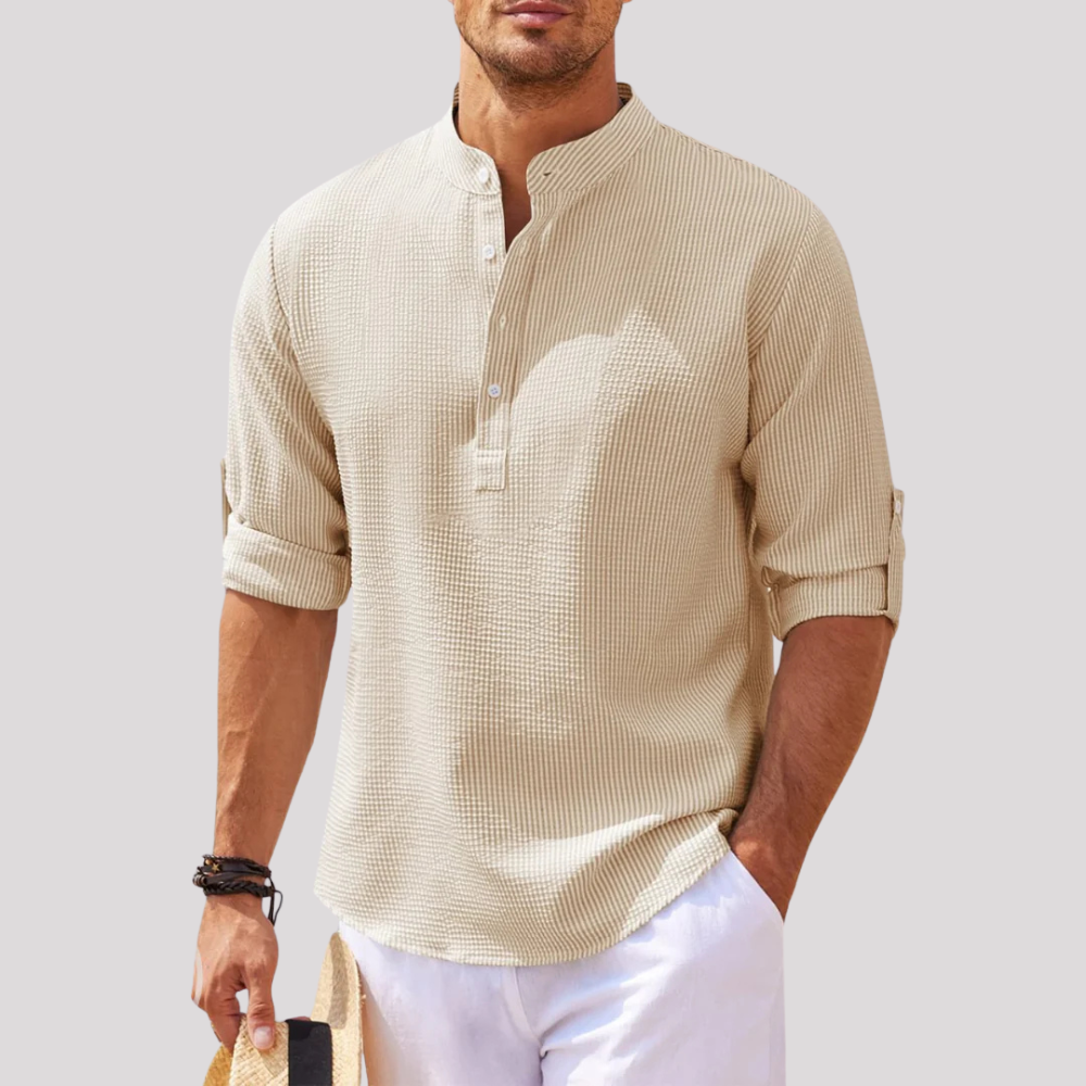 Baptist - Herrenhemd mit Stehkragen