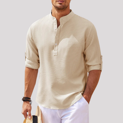 Baptist - Herrenhemd mit Stehkragen