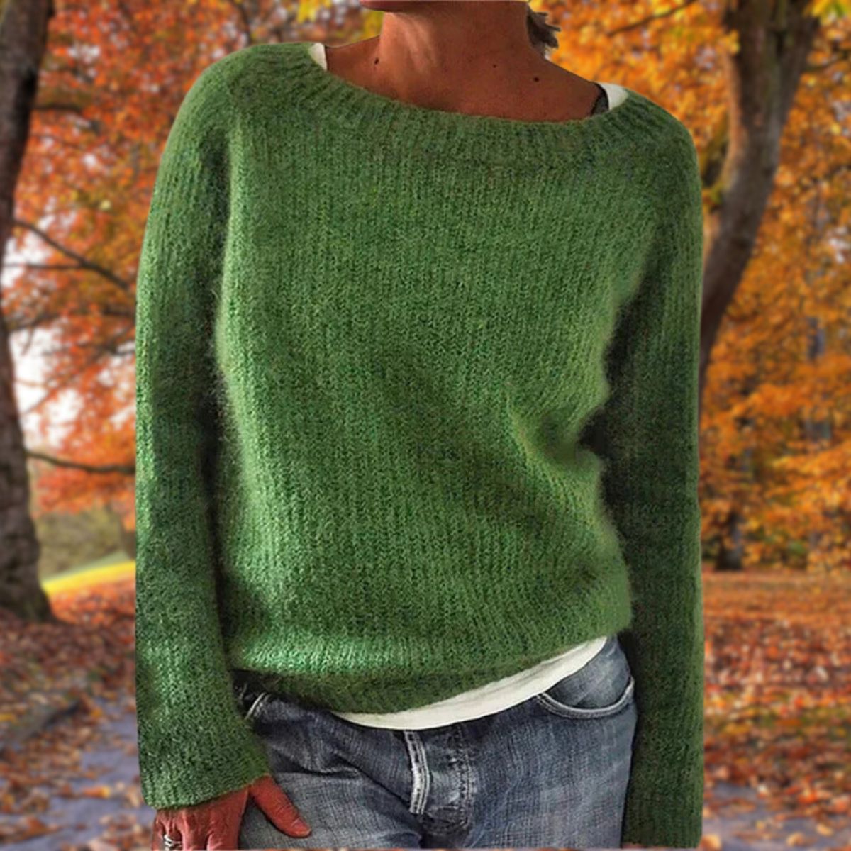 Gemütlicher Strickpullover – Mühelose Wärme mit Entspanntem Charme