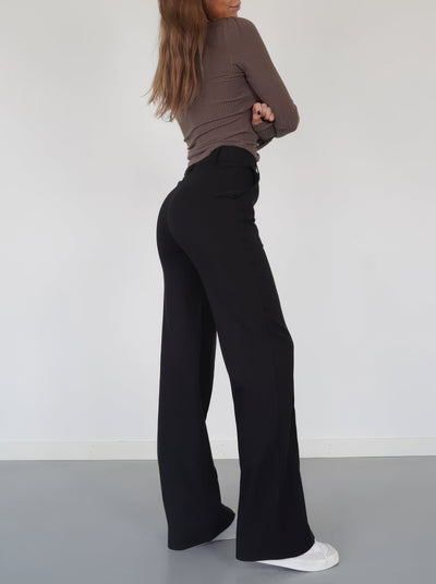 Heidi-Mode | Lässige Hohe Taille Flared Hose